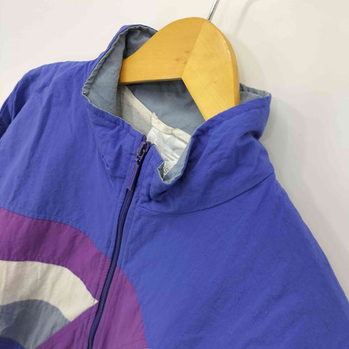 アディダスオリジナルス adidas Originals 80S~90S 銀タグ マルチカラーナイロントラックトップ メンズ import:M