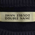 ダブルネーム DOUBLE NAME ミニ恐竜ワッペンもちもちジャガードニットプルオーバー メンズ FREE