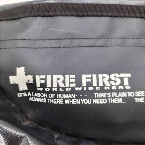 ファイヤーファースト FIRE FIRST ロゴプリントバッグパック メンズ