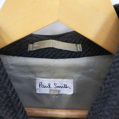 ポールスミスロンドン Paul Smith LONDON 比翼 ウール アルパカ フーデッド コート メンズ import:M