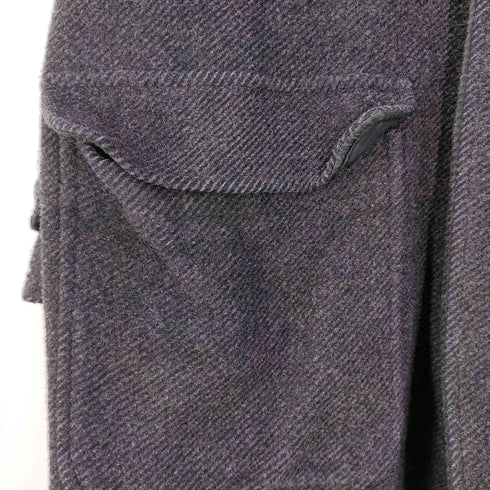 ポールスミスロンドン Paul Smith LONDON 比翼 ウール アルパカ フーデッド コート メンズ import:M