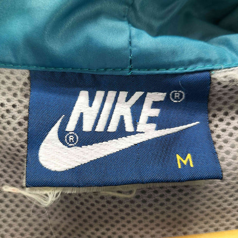 ナイキ NIKE 80s 紺タグ バイカラー フーデッドナイロンジャケット メンズ JPN:M