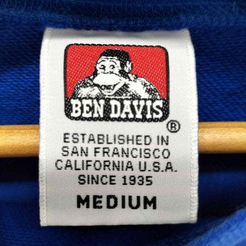 ベンデイビス BEN DAVIS ロゴ刺繍スウェットトレーナー メンズ JPN:M