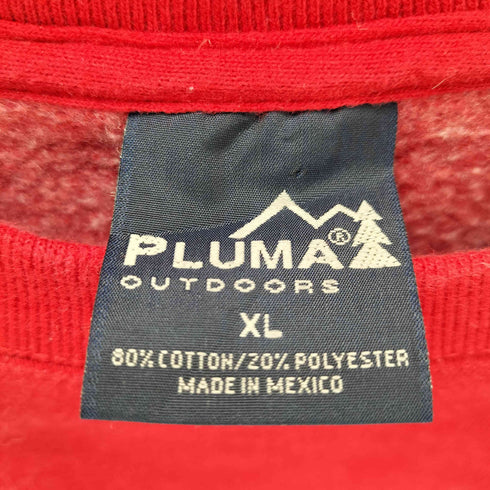 PLUMA メキシコ製 星条旗 クルーネックスウェット メンズ JPN:XL