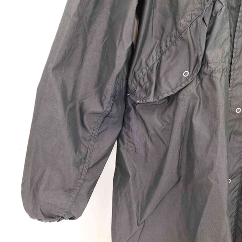 ユーエスアーミー U.S. ARMY 80S PARKA SNOW CAMOUFLAGE WHITE 後染めブラック スノーカモ パーカー メンズ import:M