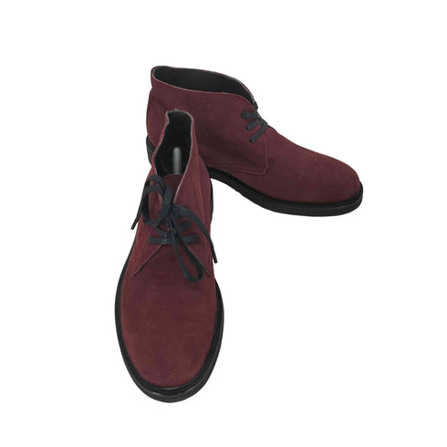 アラウンドザシューズ around the shoes イタリア製 スエード チャッカブーツ メンズ 41
