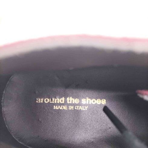 アラウンドザシューズ around the shoes イタリア製 スエード チャッカブーツ メンズ 41