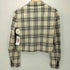ザラ ZARA チェック柄 1B ショートテーラードジャケット レディース import:XS