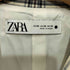 ザラ ZARA チェック柄 1B ショートテーラードジャケット レディース import:XS