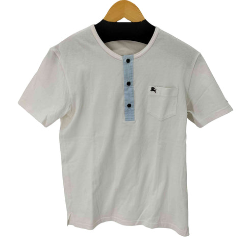 バーバリーブラックレーベル BURBERRY BLACK LABEL 胸ポケヘンリーネックカットソー メンズ JPN:2
