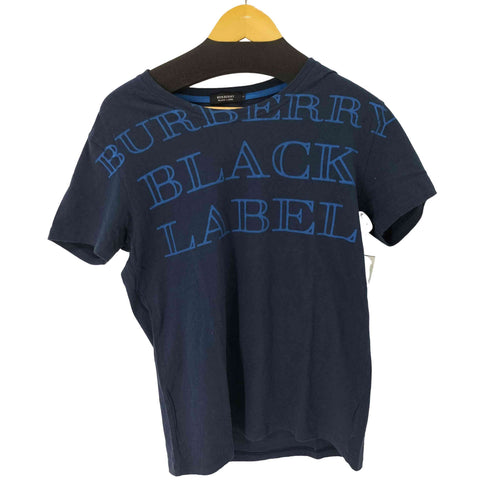 バーバリーブラックレーベル BURBERRY BLACK LABEL ロゴプリントTシャツ メンズ JPN:3