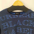 バーバリーブラックレーベル BURBERRY BLACK LABEL ロゴプリントTシャツ メンズ JPN:3