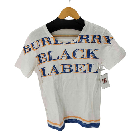 バーバリーブラックレーベル BURBERRY BLACK LABEL ロゴプリントTシャツ メンズ JPN:2