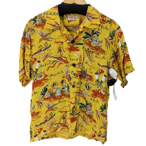 サンサーフ SUN SURF 開襟 S/S RAYON HAWAIIAN SHIRT メンズ import:M