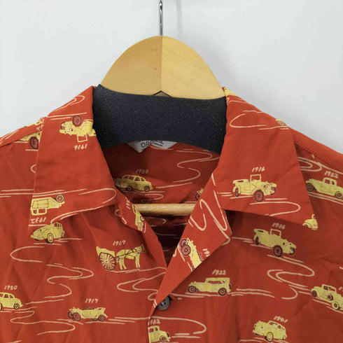 オルゲイユ ORGUEIL 開襟 S/S 総柄 レーヨンアロハシャツ メンズ 40