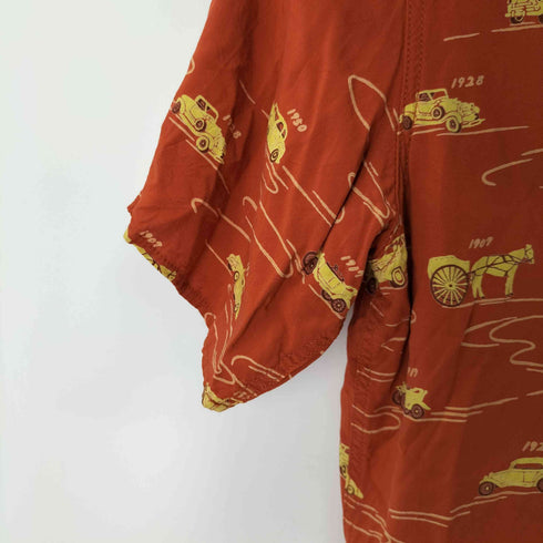 オルゲイユ ORGUEIL 開襟 S/S 総柄 レーヨンアロハシャツ メンズ 40