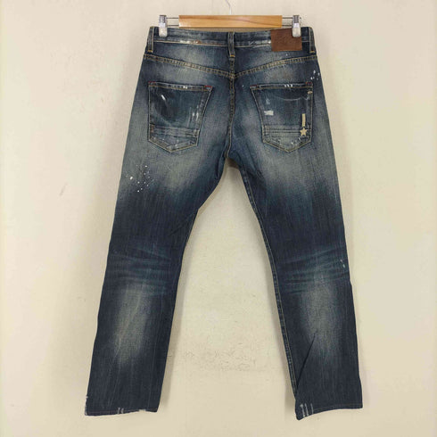 エポカ Epoca REIGNコラボ ペンキ加工ダメージデニムパンツ メンズ US:30-31