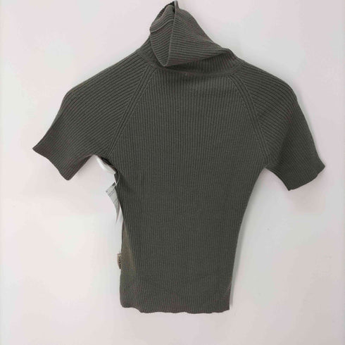 シーケーカルバンクライン ck Calvin Klein タートルネック半袖ニットセーター レディース JPN:S