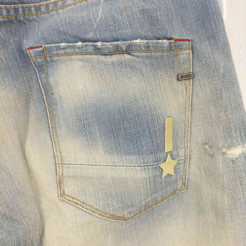 エポカ Epoca REIGNコラボ フェードダメージデニムパンツ メンズ US:30-31