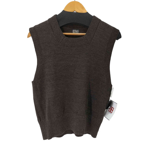 ベラフォンテ belafonte RAGTIME CIVILIAN CROSS KNIT VEST SQUARE NECK メンズ
