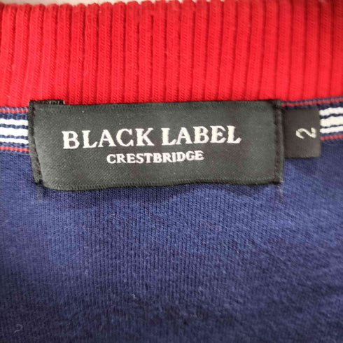 ブラックレーベルクレストブリッジ BLACK LABEL CRESTBRIDGE ロゴ刺繍スウェットトレーナー メンズ JPN:2