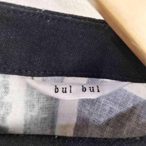 BUL BUL 幾何学模様 半袖カットソー レディース