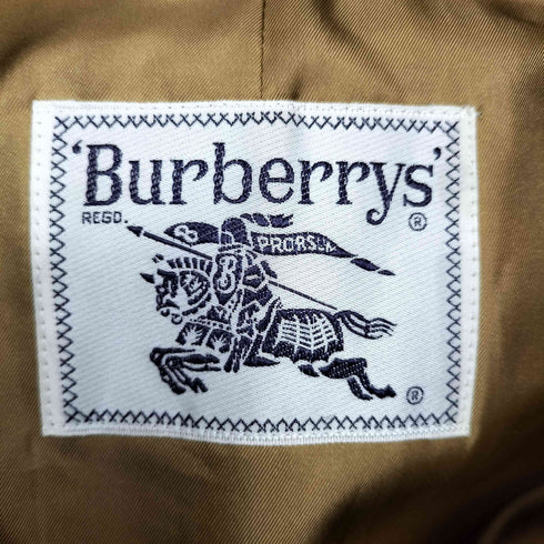 バーバリーズ BURBERRYS 80-90S 白タグトレンチコート メンズ