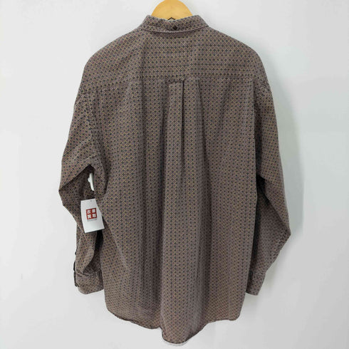 JOE'S CASUAL 総柄ボタンダウンL/Sシャツ メンズ import:L
