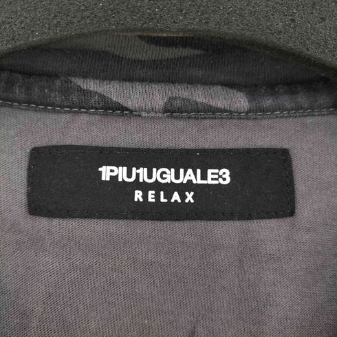 ウノピゥウノウグァーレトレリラックス 1PIU1UGUALE3 RELAX カモ柄VネックTEE メンズ JPN:M