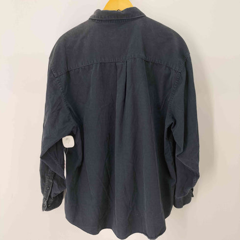 ヴァンヒューゼン VAN HEUSEN 細畝コーデュロイボタンダウンL/Sシャツ オーバーサイズ メンズ import:XXL