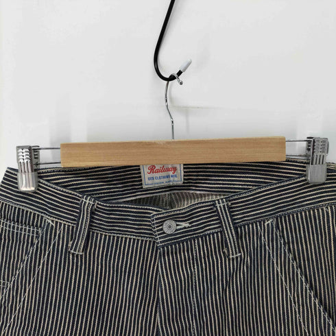 UES DOUBLE EXTRA RAW VENIM ストライプペインターワークパンツ メンズ 32