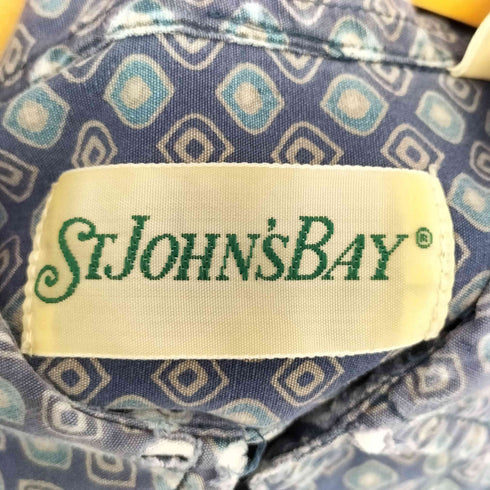 セントジョンズベイ STJOHNS BAY 総柄 L/S ボタンダウンシャツ メンズ import:L