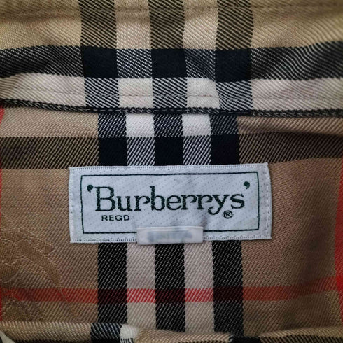 バーバリーズ BURBERRYS ノバチェック切替デザインシャツ メンズ import:L
