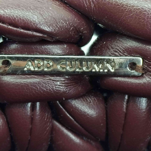 アドカラム ADD CULUMN レザー ハンドバッグ レディース