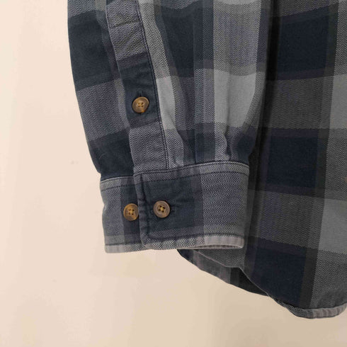 カーハート Carhartt ORIGINAL FIT HUBBARD FLANNEL L/S SHIRT フロントポケットL/Sフランネルチェックシャツ メンズ 2XL