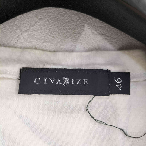 シヴァーライズ CIVARIZE 総柄VネックTEE メンズ 46