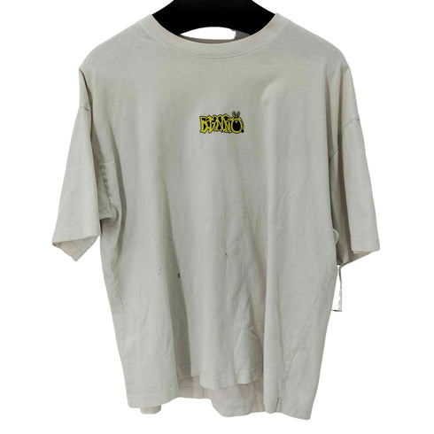 ドノウ DUNNO 両面ロゴプリント S/S クルーネックTシャツ メンズ import:L