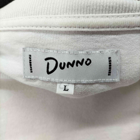 ドノウ DUNNO 両面ロゴプリント S/S クルーネックTシャツ メンズ import:L