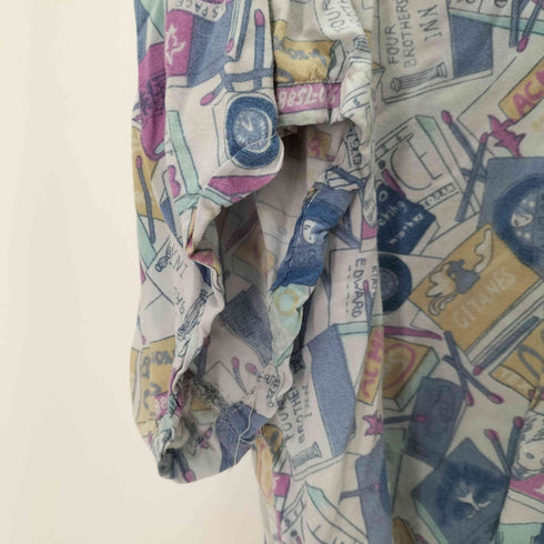 Art Fashion 総柄S/Sレーヨンシャツ メンズ