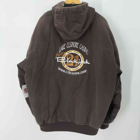 CH OUTERWEAR XXXL 裏地キルティング 刺繍ダックパーカー オーバーサイズ メンズ XXXL