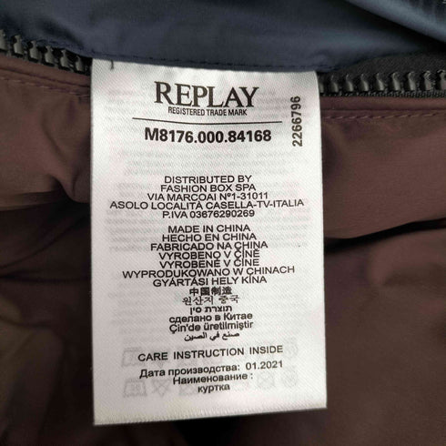 リプレイ REPLAY 中綿ジャケット メンズ JPN:L