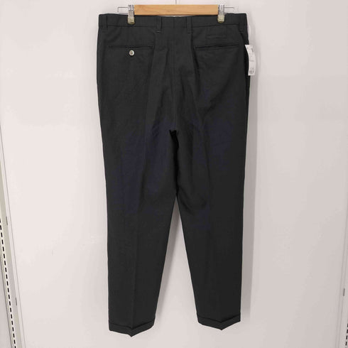 バーバリーゴルフ BURBERRY GOLF カシミヤ混 1タック スラックスパンツ メンズ 91cm