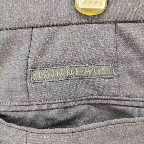 バーバリーゴルフ BURBERRY GOLF カシミヤ混 1タック スラックスパンツ メンズ 91cm