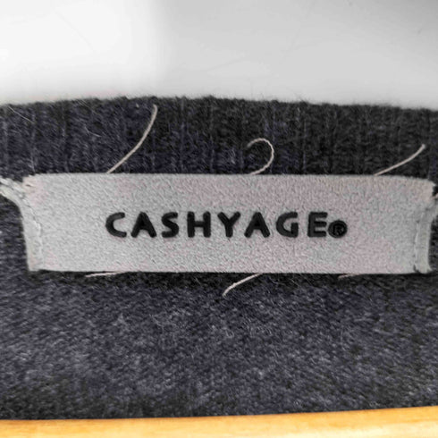カシヤージュ CASHYAGE カシミヤVネックニット メンズ JPN:48