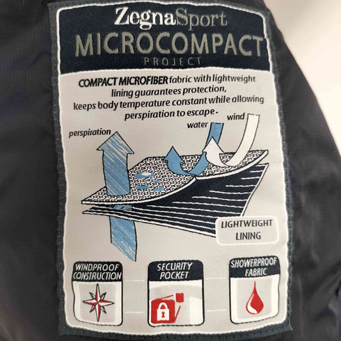 ゼニアスポーツ Zegna sport スタンドカラーコート メンズ import:XL