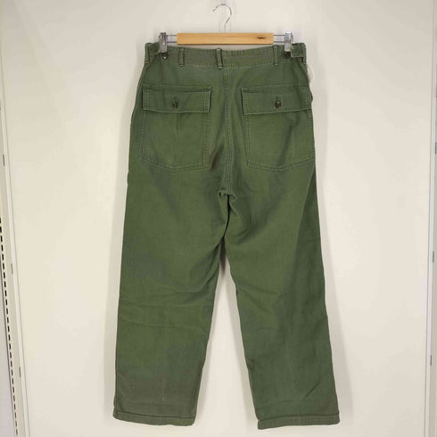 ユーエスアーミー U.S. ARMY 60s TROUSERS MENS COTTON SATEEN OG 107 ベイカーパンツ メンズ 34×31