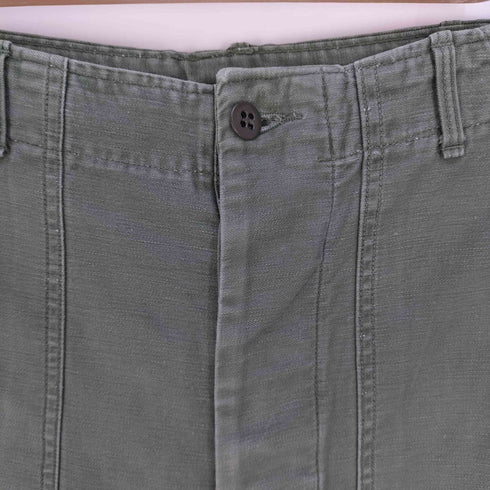 ユーエスアーミー U.S. ARMY 60s TROUSERS MENS COTTON SATEEN OG 107 ベイカーパンツ メンズ 34×31