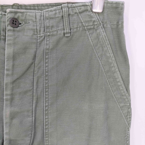 ユーエスアーミー U.S. ARMY 60s TROUSERS MENS COTTON SATEEN OG 107 ベイカーパンツ メンズ 34×31