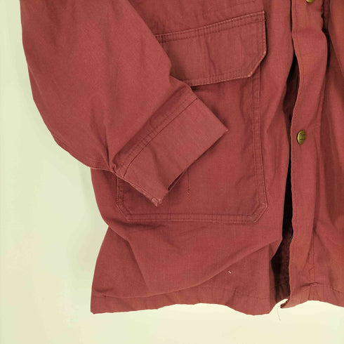 ウールリッチ WOOLRICH 60-70S USA製 白タグ 裏地 タータンチェック プリーツポケット スタンドネック マウンテン ジャケット メンズ import:L