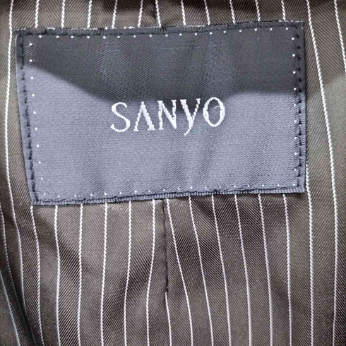 サンヨー SANYO ライナー付き ステンカラーコート チンストラップ 比翼 メンズ JPN:44